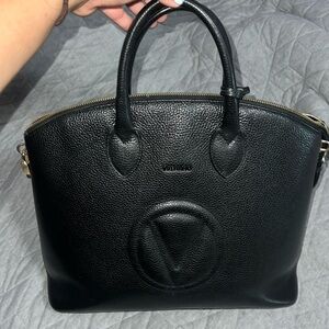 Authentic Black leather Valentino handbag